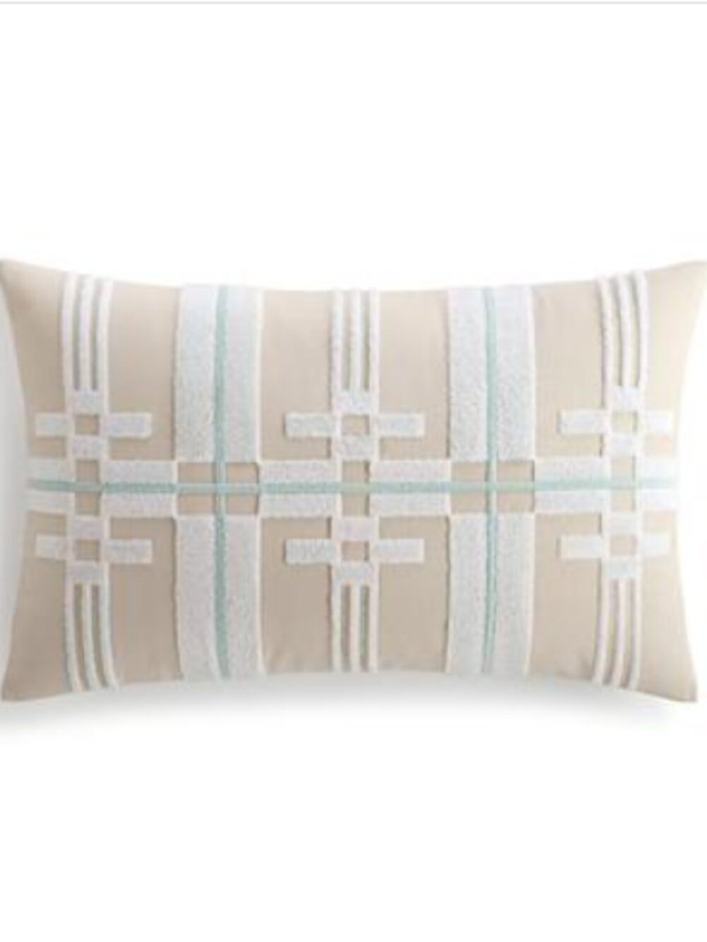 Charter Club Damask Designs Terra Mesa Decorative Pillow, 14" X 22" Beige/khaki